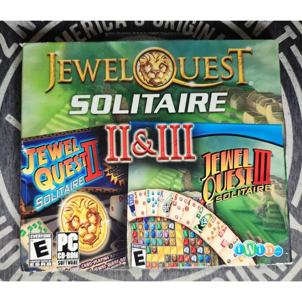 Jewel Quest Solitaire II and III Puzzle Games PC Windows 2007